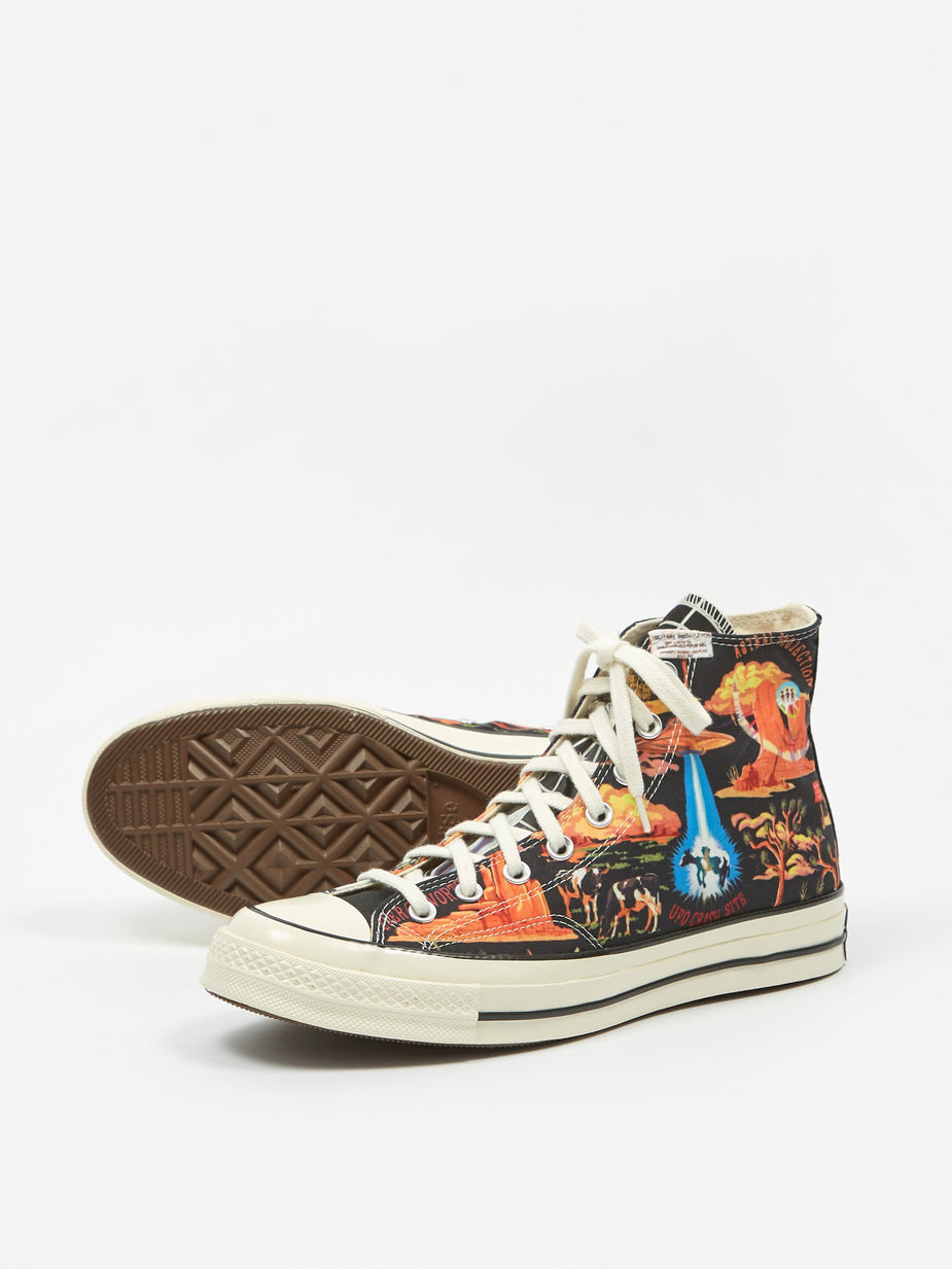 Converse Converse Twisted Resort Chuck Taylor All Star 70 Hi - Black/Multi/Egret - Multi