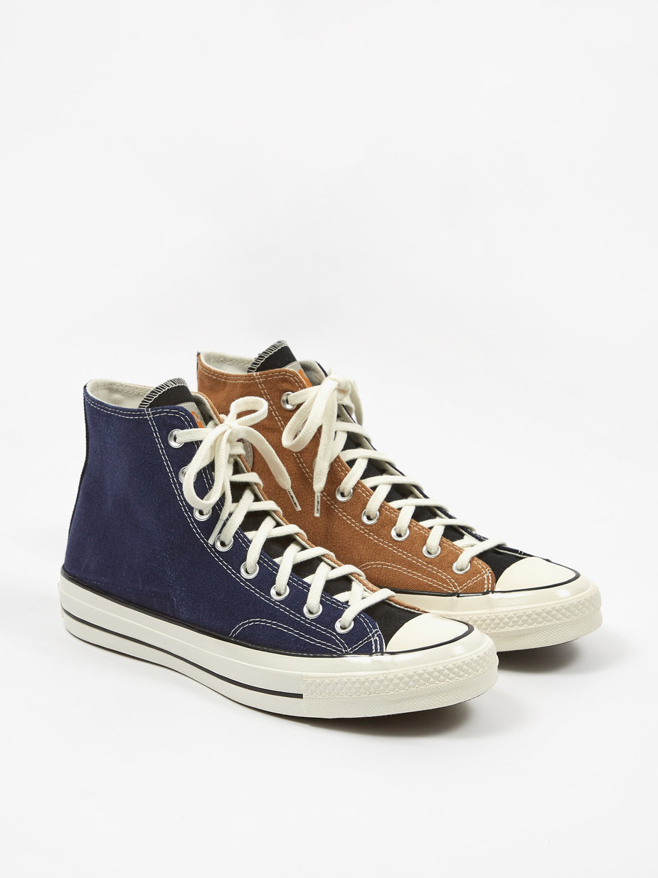 Converse Converse x Carhartt Wip Chuck Taylor All Star 70 Hi - Brown/Black/Navy - Brown