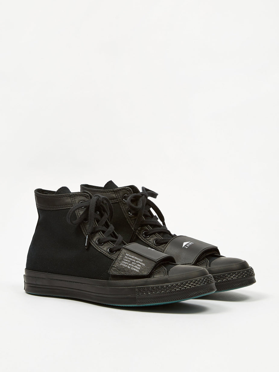 Converse Converse x Neighborhood Chuck Taylor All Star 70 Moto Hi - Black - Black