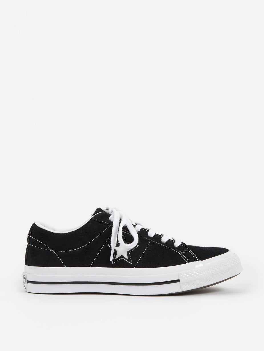 Converse Converse One Star Ox - Black/White - Black