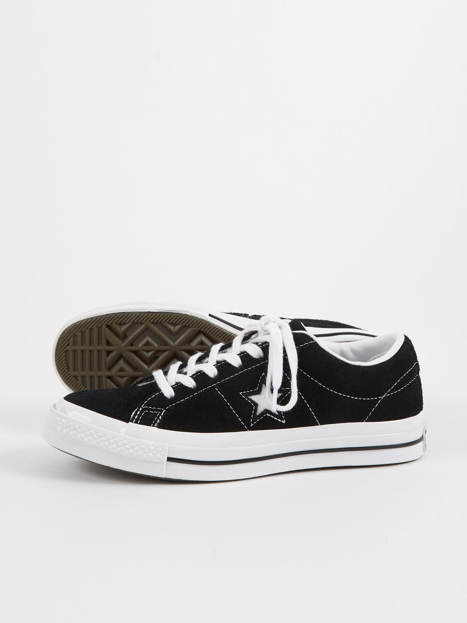 Converse Converse One Star Ox - Black/White - Black