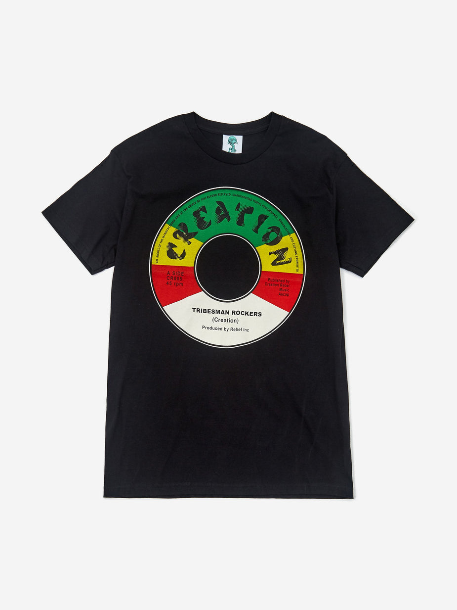 Creation Creation Tribeman Rockers Label Shortsleeve T-Shirt - Black - Black