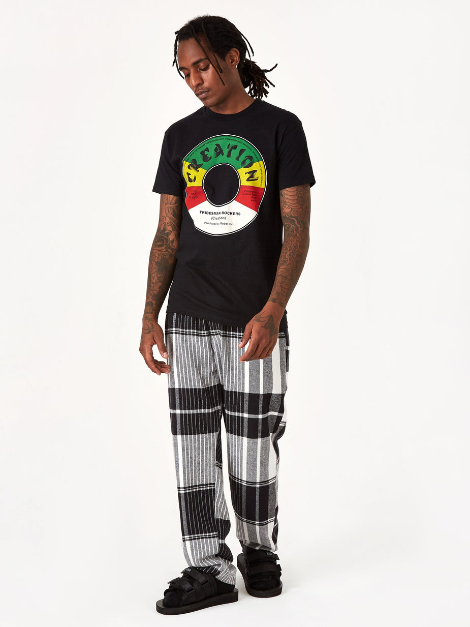 Creation Creation Tribeman Rockers Label Shortsleeve T-Shirt - Black - Black