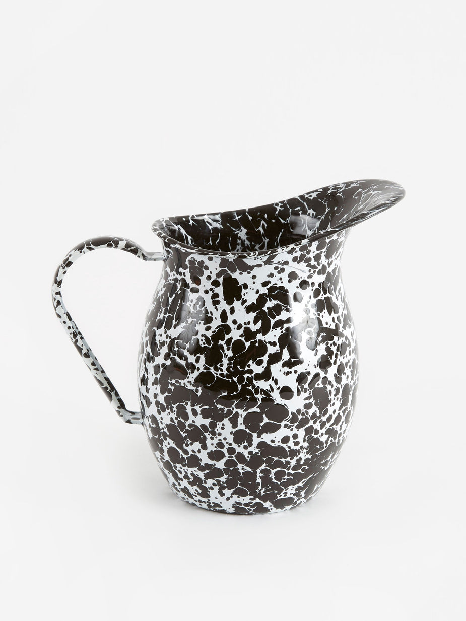 Crow Canyon Home Crow Canyon Home Small Pitcher - Black Marble - Black