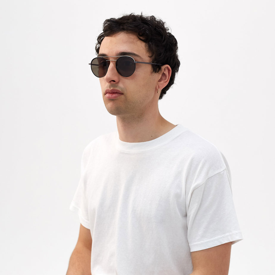 Cutler and Gross Cutler and Gross 1269-01 Sunglasses - Black - Black