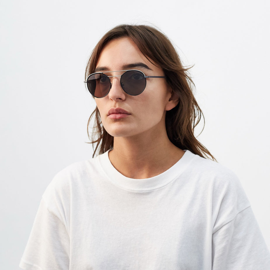 Cutler and Gross Cutler and Gross 1269-01 Sunglasses - Black - Black
