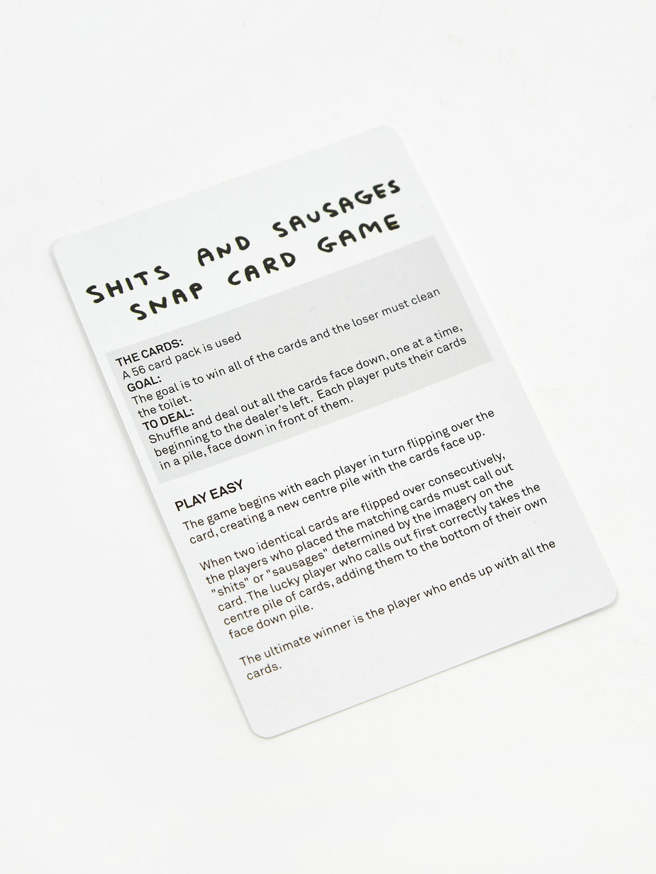 David Shrigley David Shrigley Sh*ts & Sausages Snap Card Game - Other