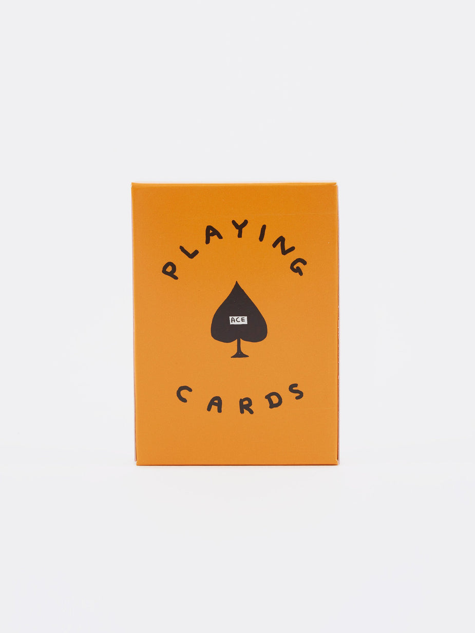 David Shrigley David Shrigley Playing Cards - Orange