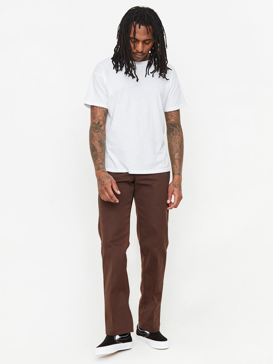 Dickies Dickies Slim Straight 873 Work Trousers - Brown - N/A