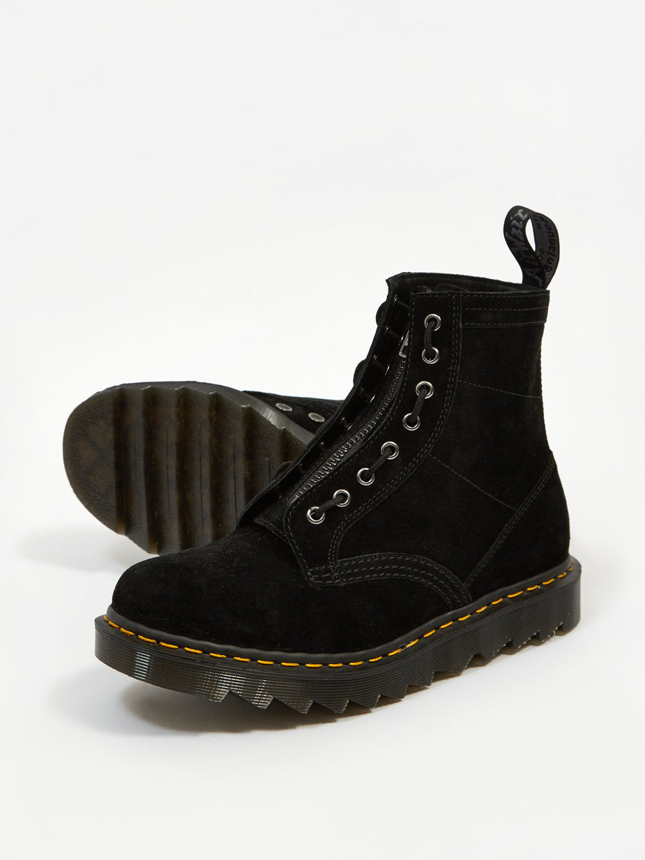 Dr. Martens Dr. Martens x Haven 1460 - Black Soft Buck - Black