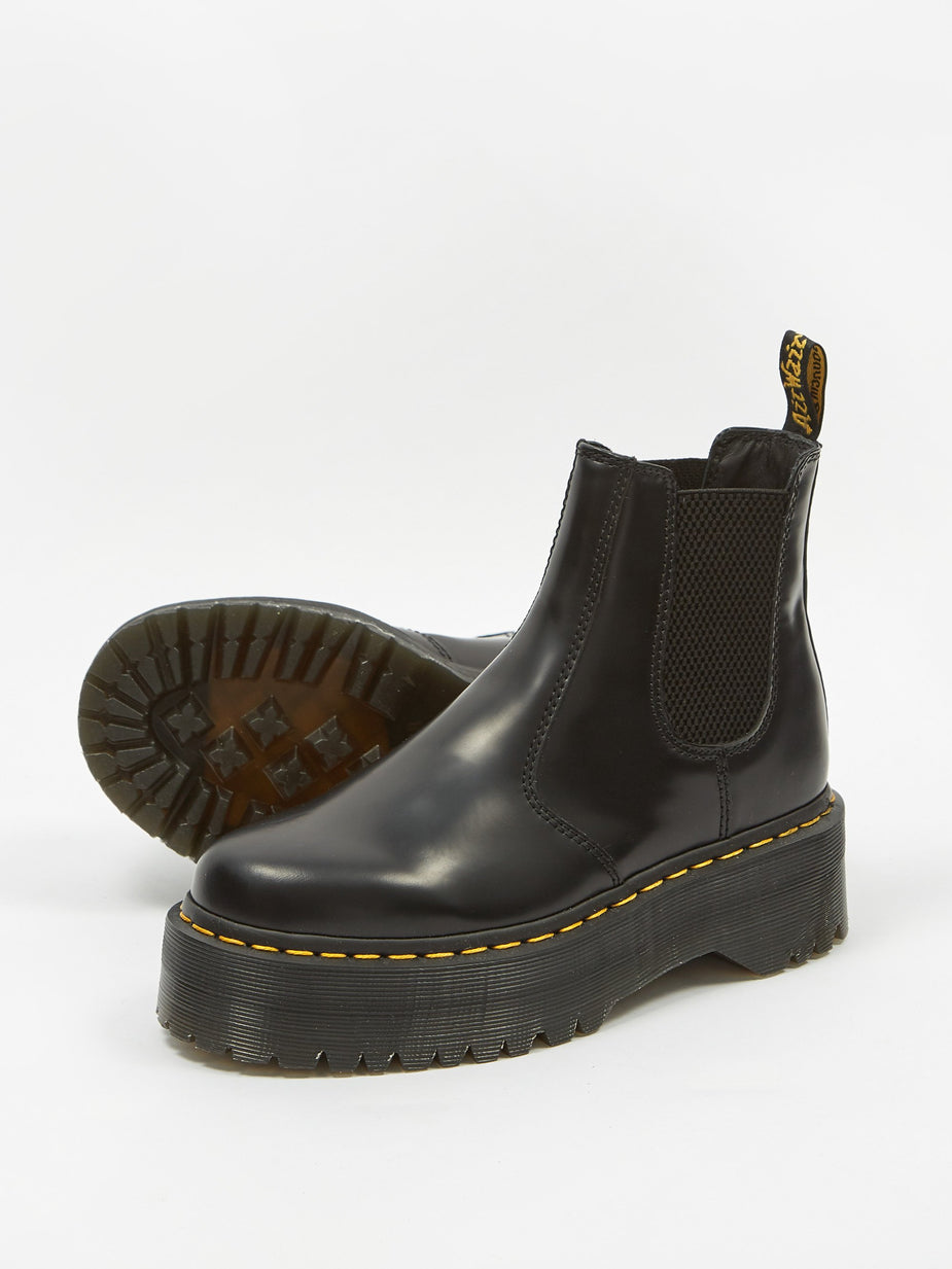 Dr. Martens Dr. Martens 2976 Quad - Black Polished Smooth - Black