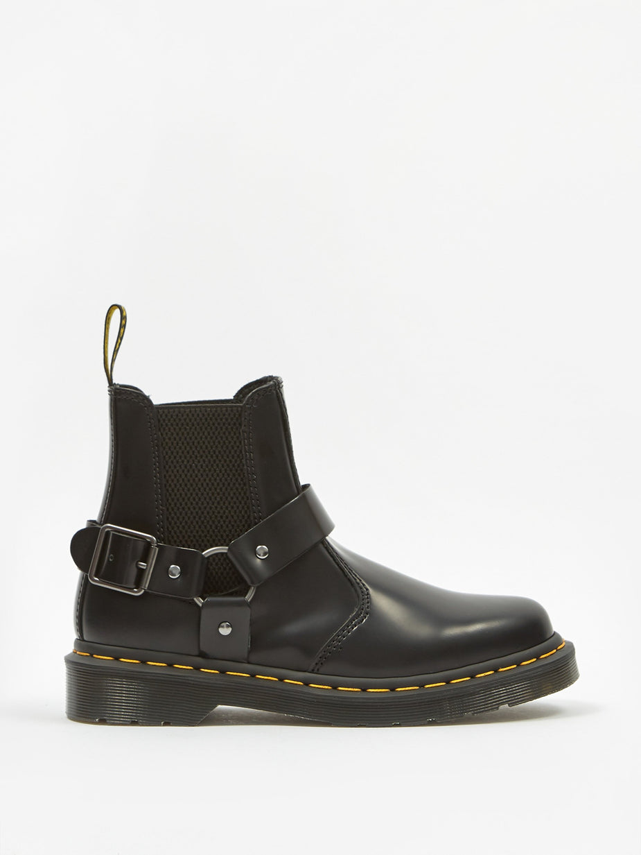 Dr. Martens Dr. Martens Wincox - Black Polished Smooth - Black