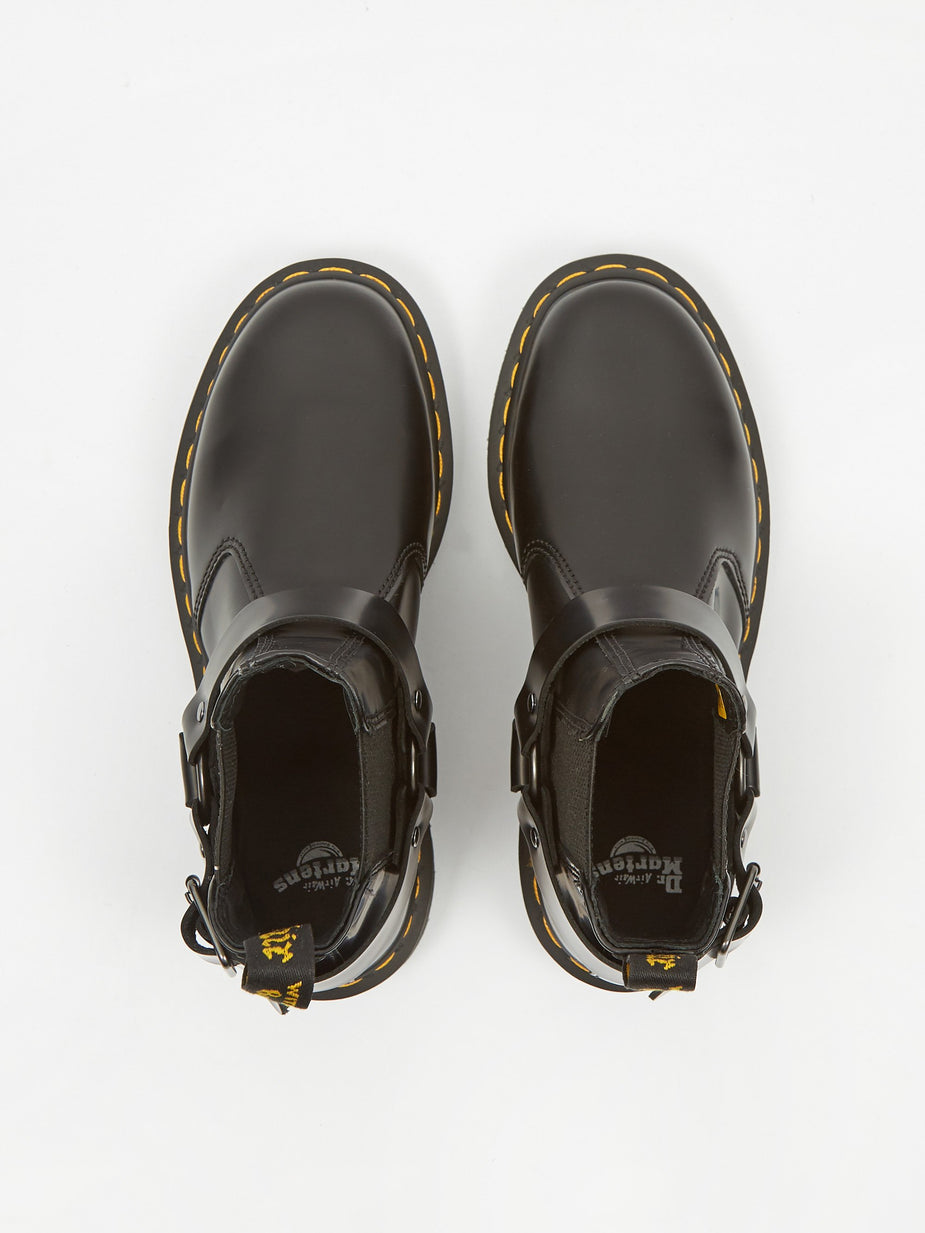 Dr. Martens Dr. Martens Wincox - Black Polished Smooth - Black