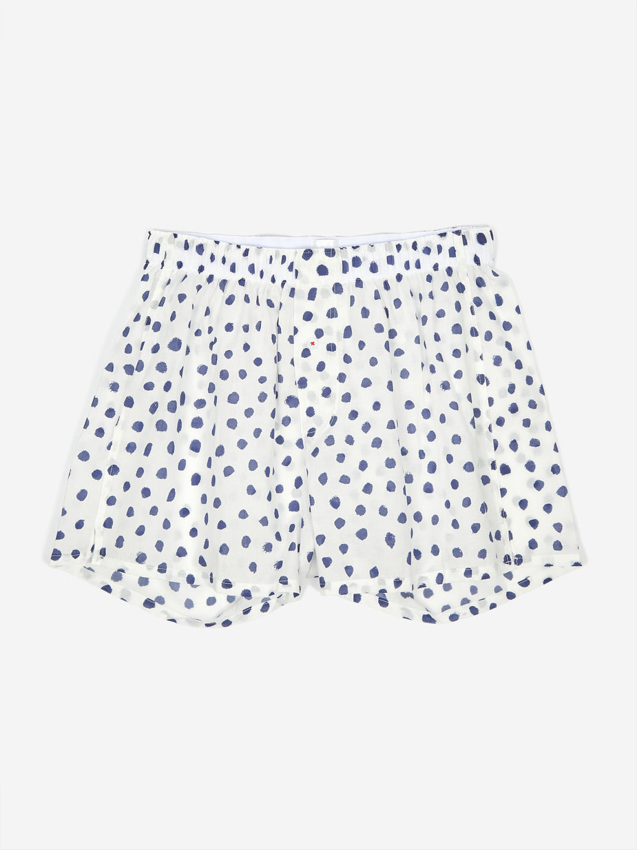 Druthers. Druthers Marker Dots Boxer - White - White