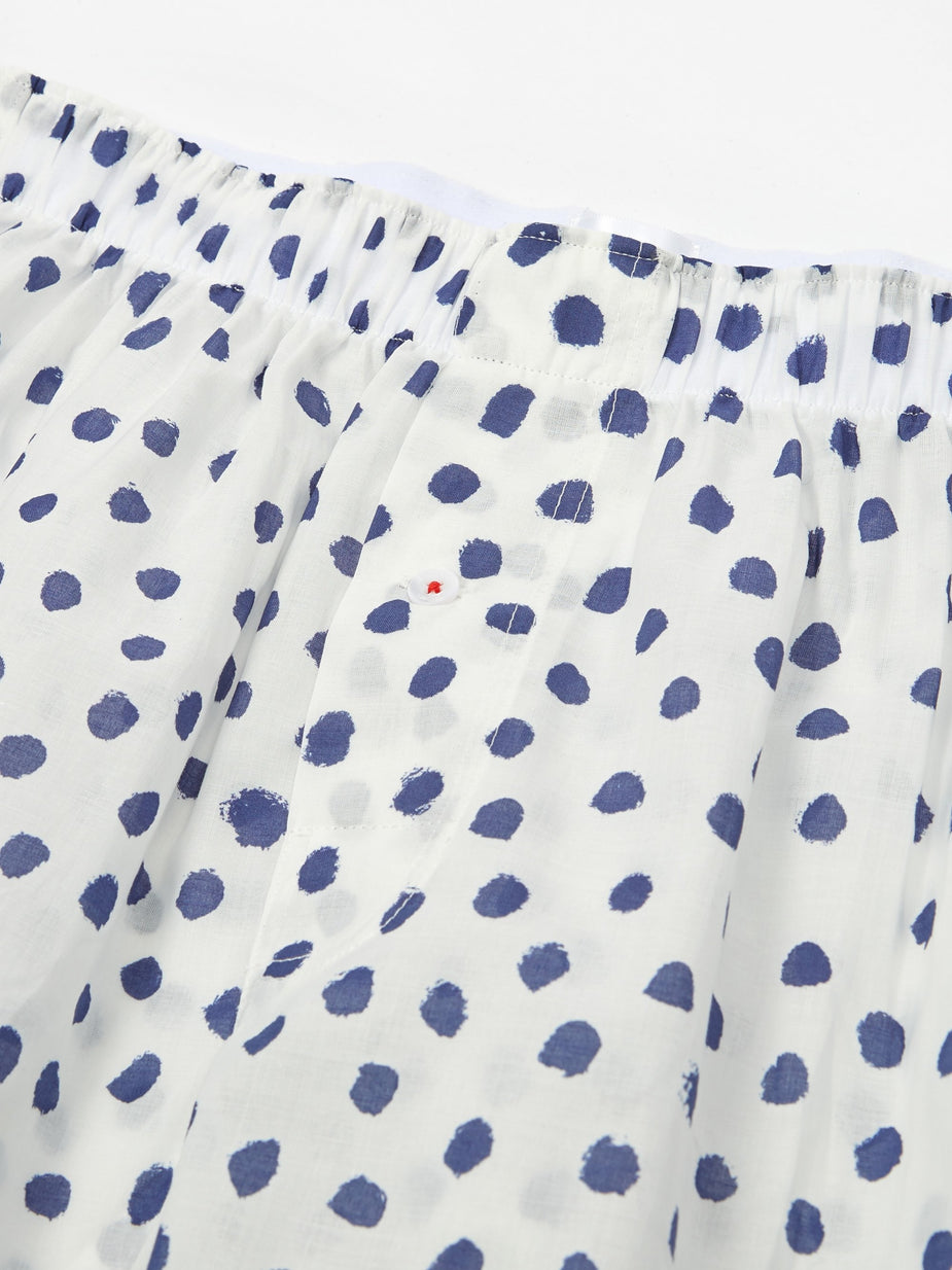 Druthers. Druthers Marker Dots Boxer - White - White