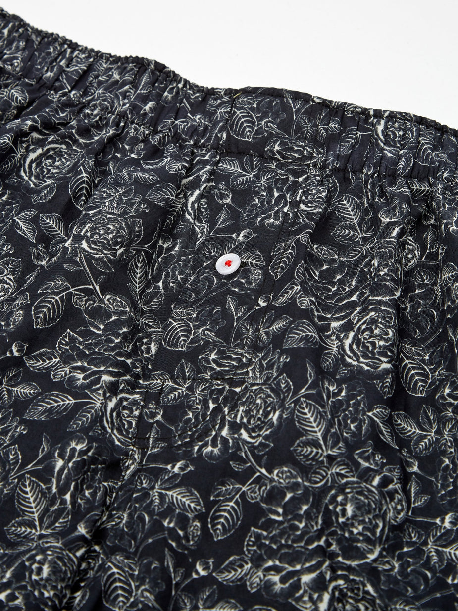 Druthers. Druthers One Colour Rose Boxer - Black - Black
