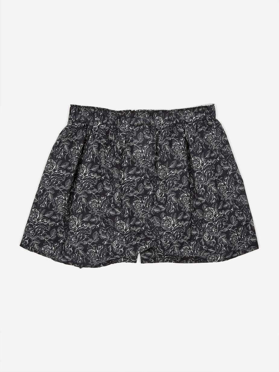 Druthers. Druthers One Colour Rose Boxer - Black - Black