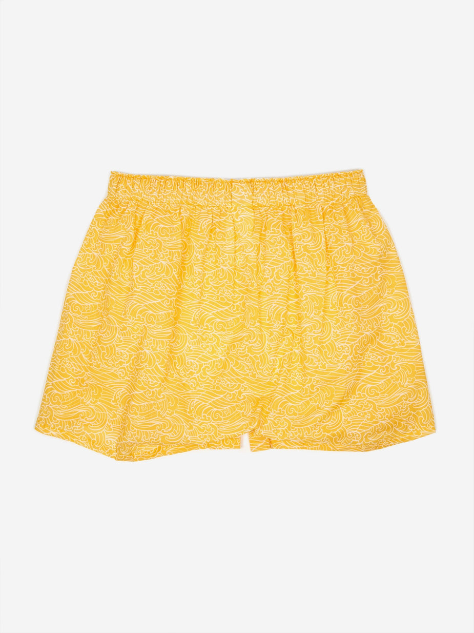 Druthers. Druthers Waves Boxer - Mustard - Yellow