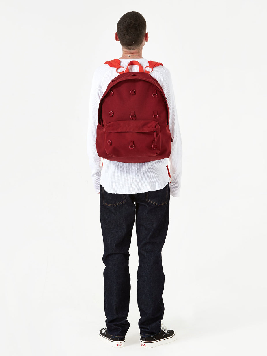 Eastpak Eastpak x Raf Simons Padded Loop Backpack - Burgundy/Orange - Orange
