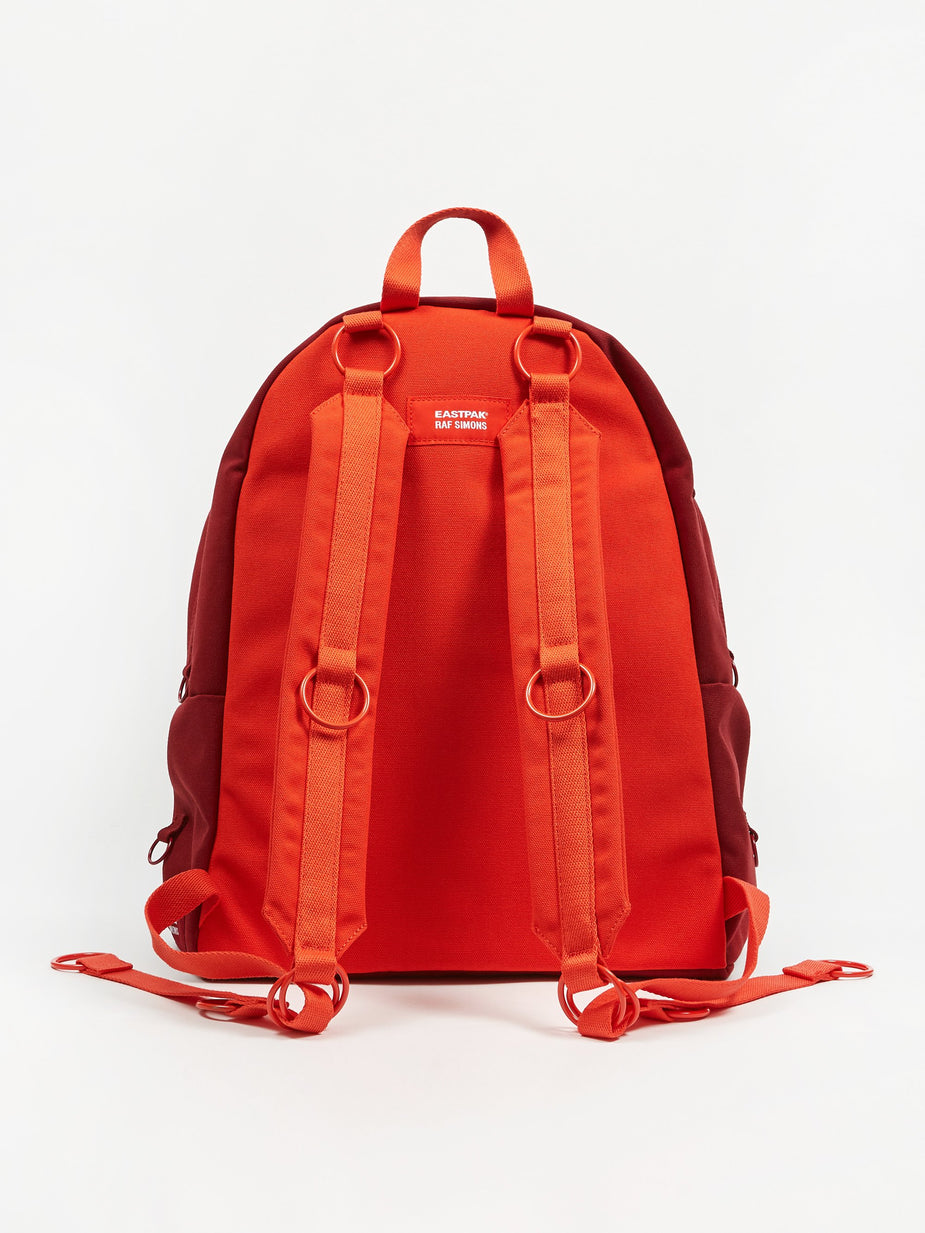 Eastpak Eastpak x Raf Simons Padded Loop Backpack - Burgundy/Orange - Orange