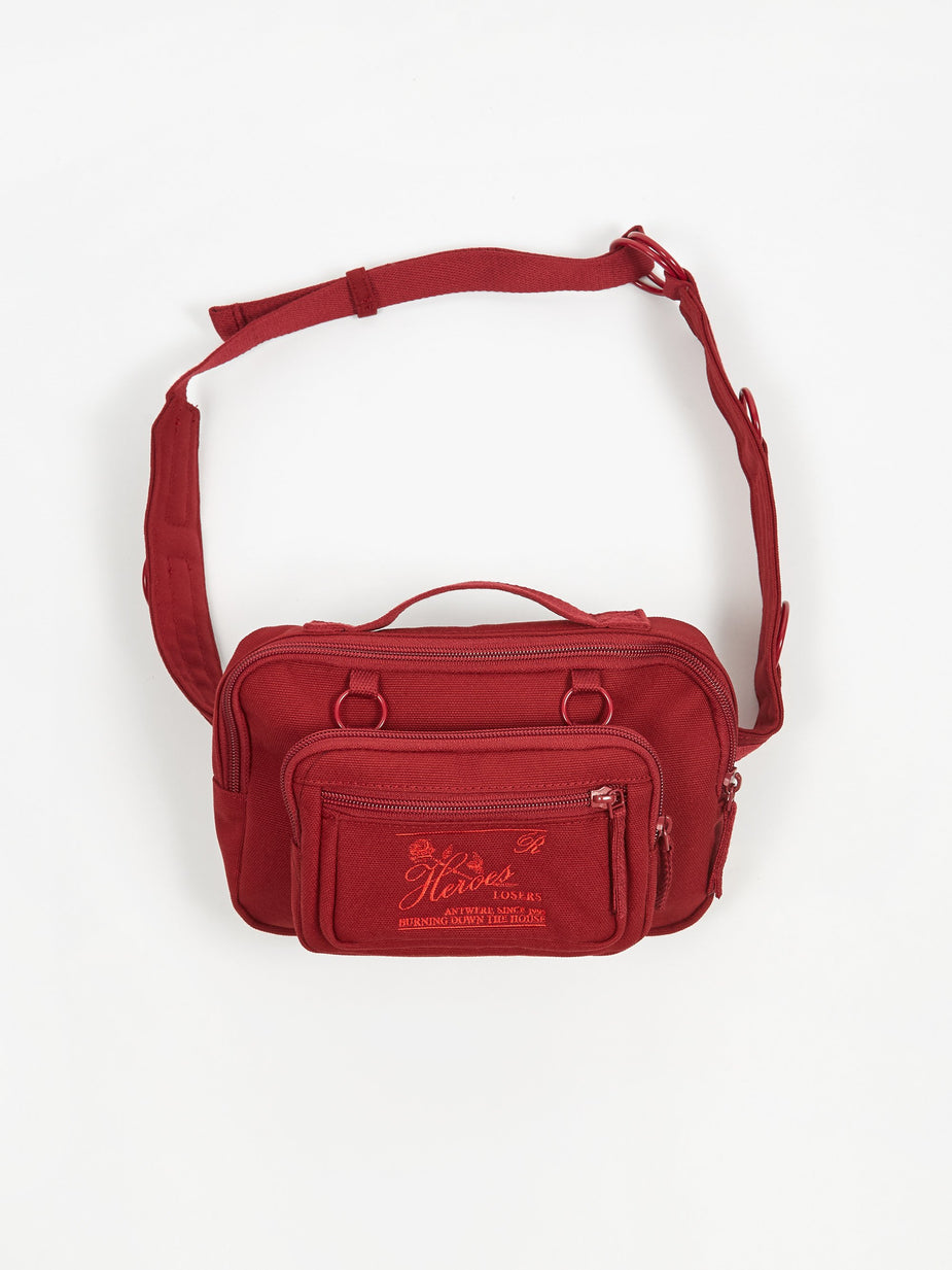 Eastpak Eastpak x Raf Simons Padded Loop Waistbag - Burgundy - Red
