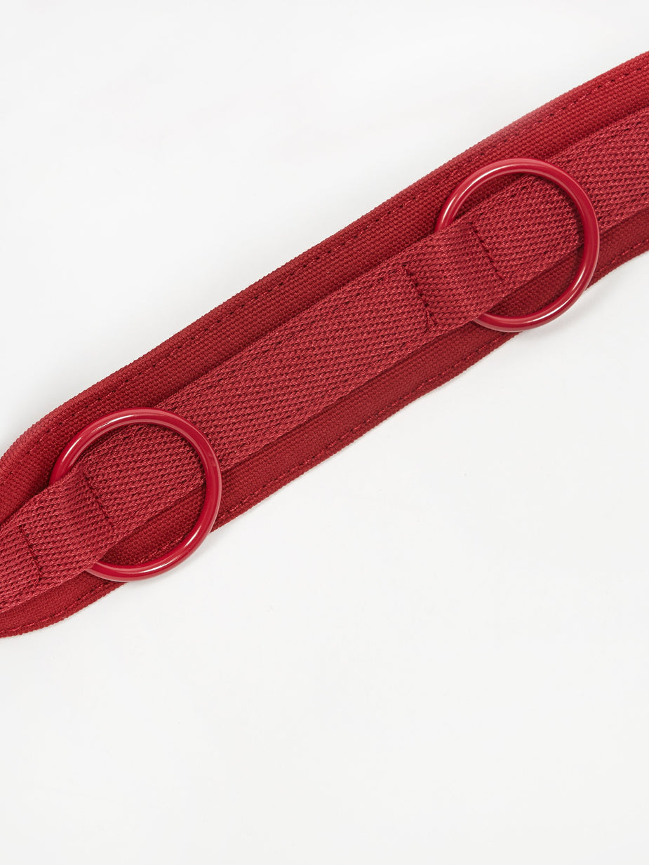 Eastpak Eastpak x Raf Simons Padded Loop Waistbag - Burgundy - Red