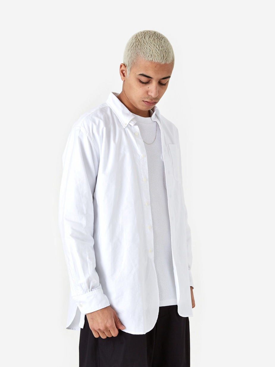 Engineered Garments Engineered Garments 19 Century BD Oxford Shirt - White Cotton Oxford - White