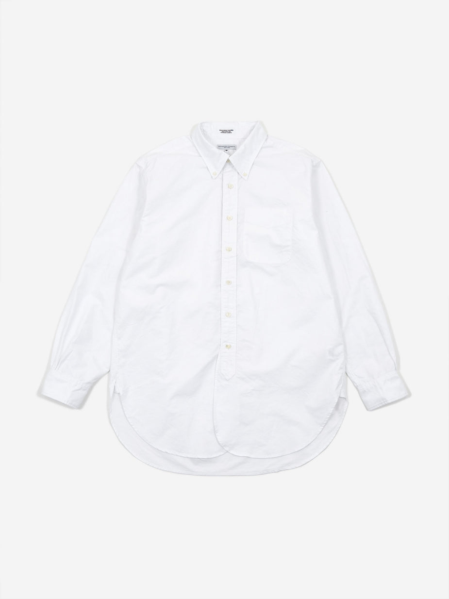 Engineered Garments Engineered Garments 19 Century BD Oxford Shirt - White Cotton Oxford - White