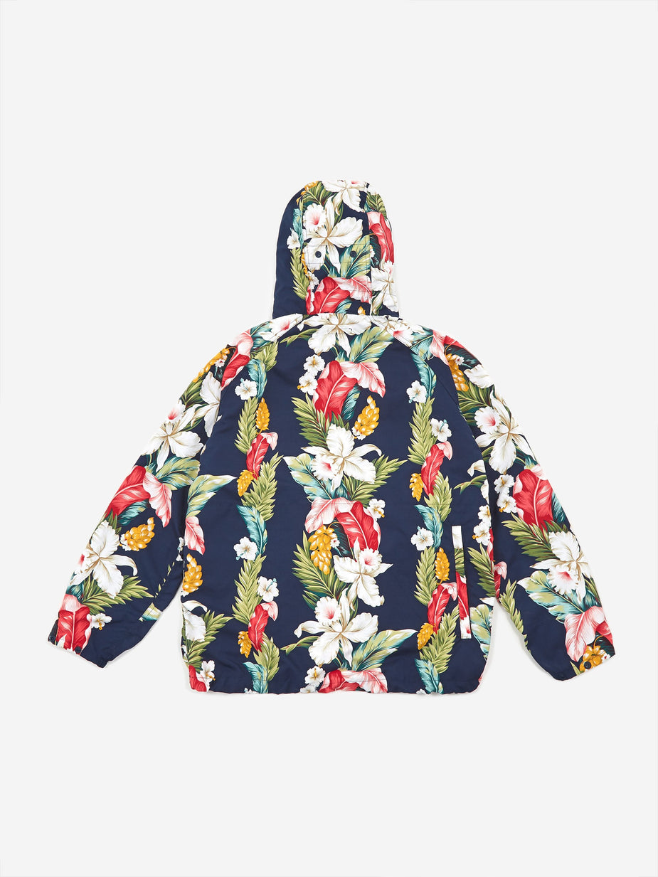 Engineered Garments Engineered Garments Atlantic Parka - Navy Hawaiian Floral - Blue