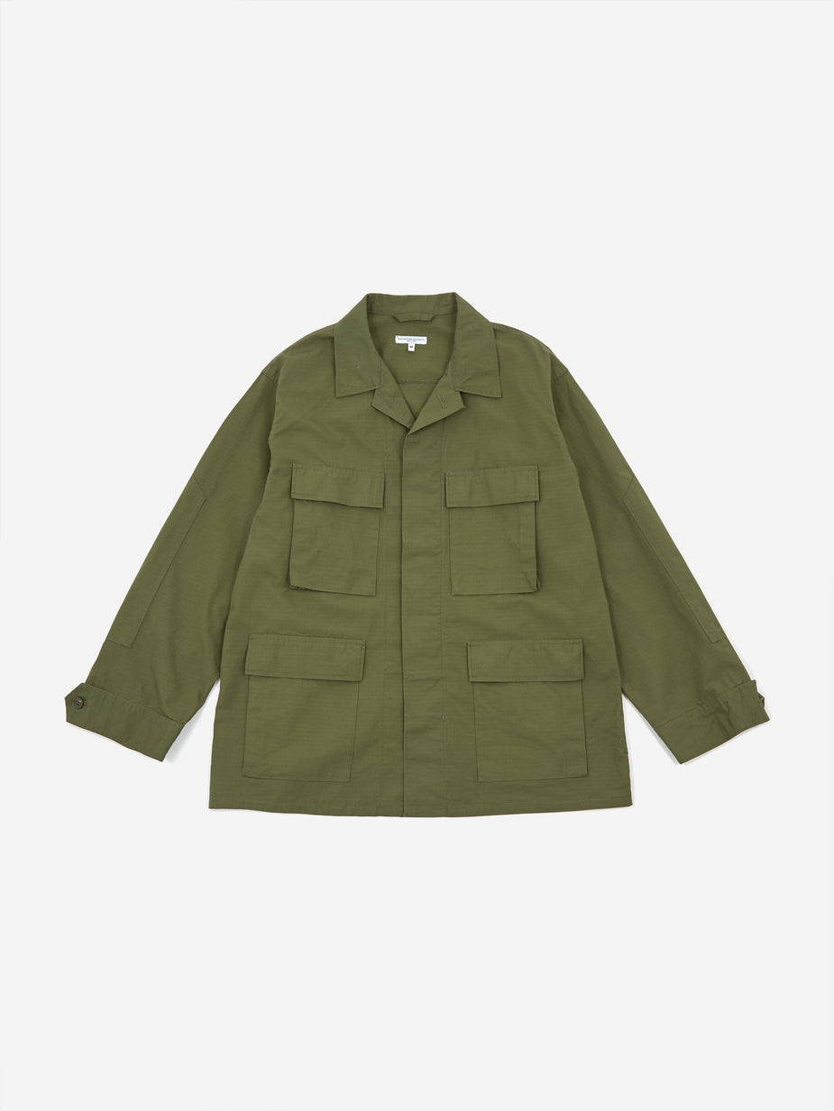 Engineered Garments Engineered Garments BDU Jacket - Olive Cotton Ripstop - Green