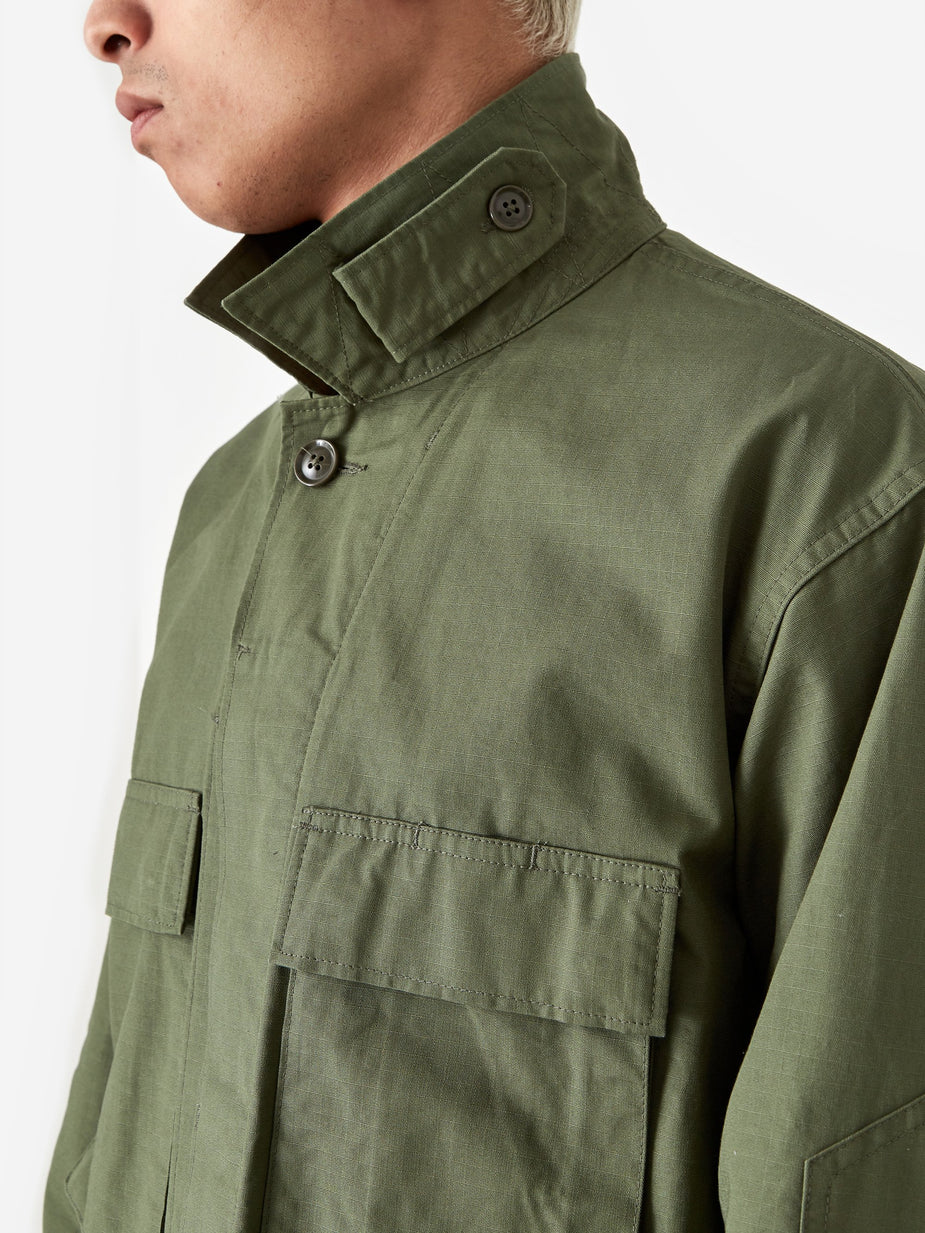 Engineered Garments Engineered Garments BDU Jacket - Olive Cotton Ripstop - Green