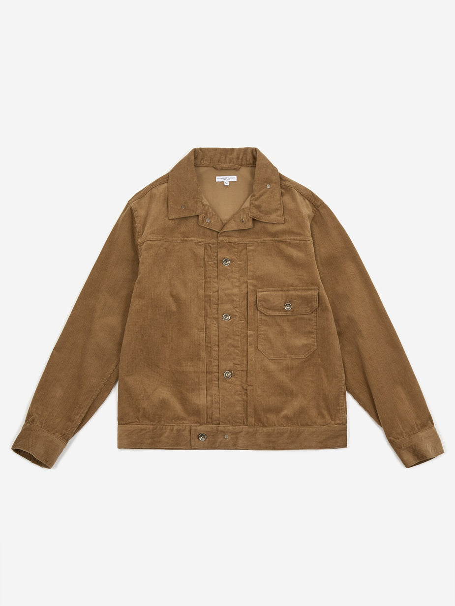 Engineered Garments Engineered Garments Corduroy Trucker Jacket - Khaki - Neutrals