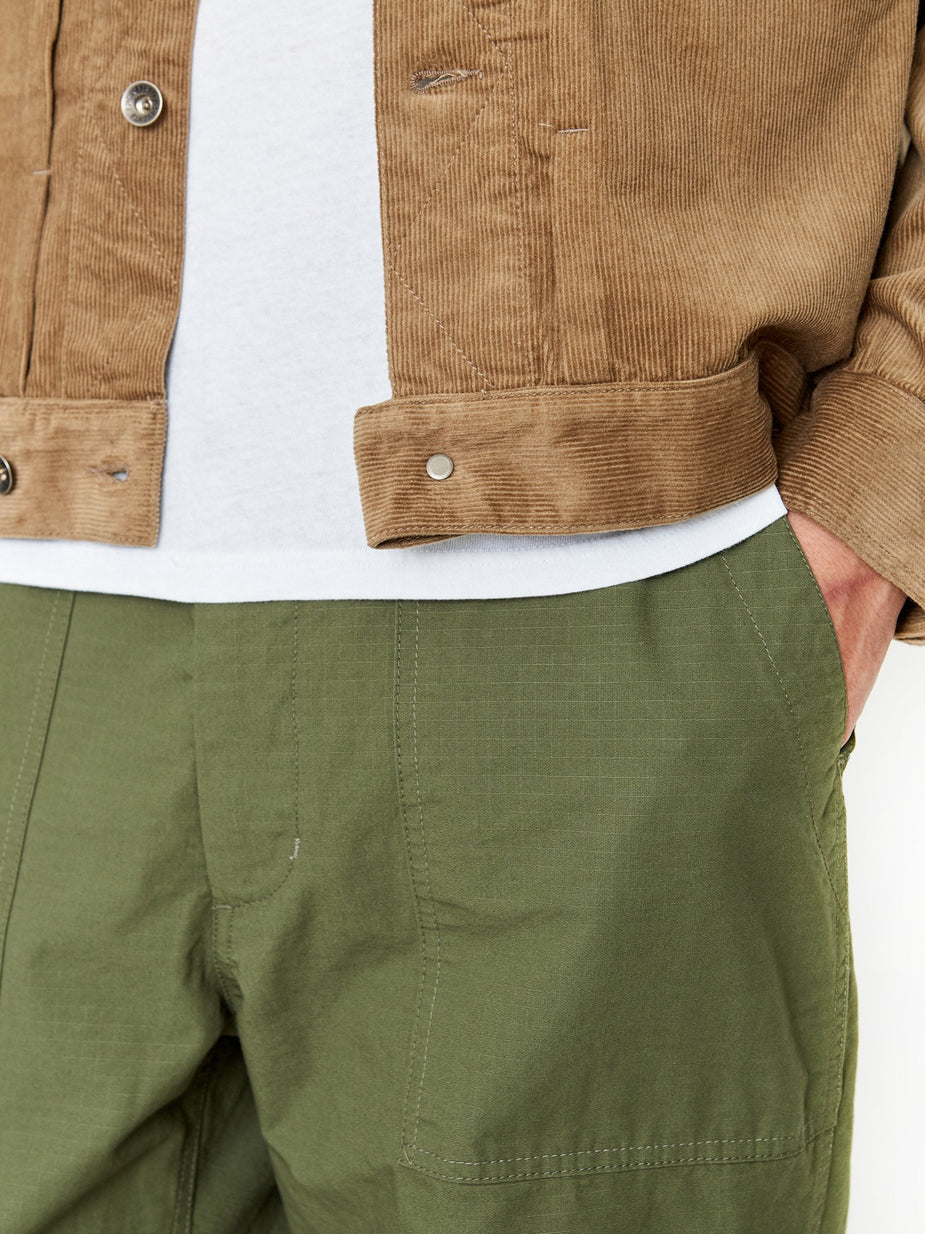 Engineered Garments Engineered Garments Corduroy Trucker Jacket - Khaki - Neutrals