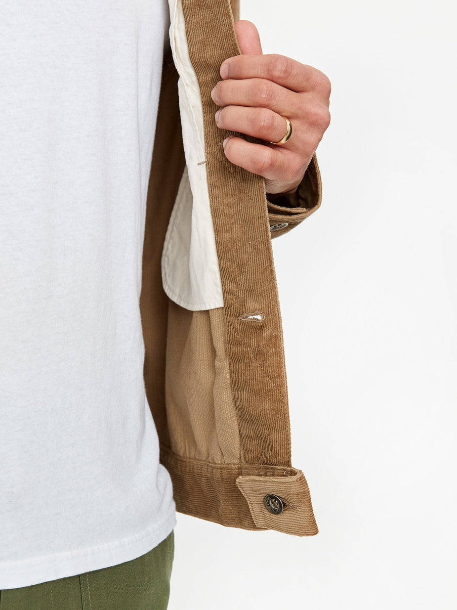 Engineered Garments Engineered Garments Corduroy Trucker Jacket - Khaki - Neutrals