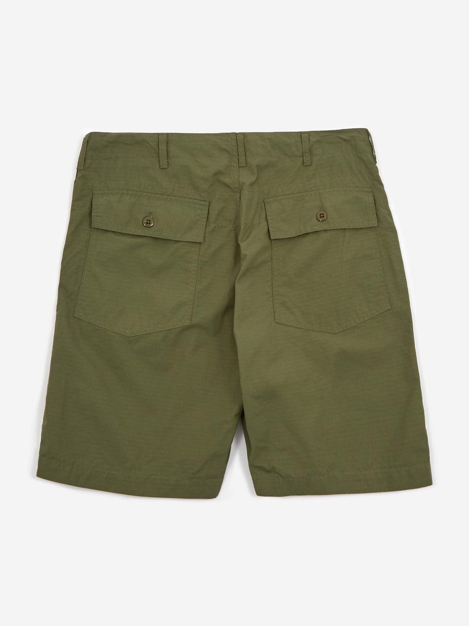 Engineered Garments Engineered Garments Fatigue Ripstop Short - Olive - Green