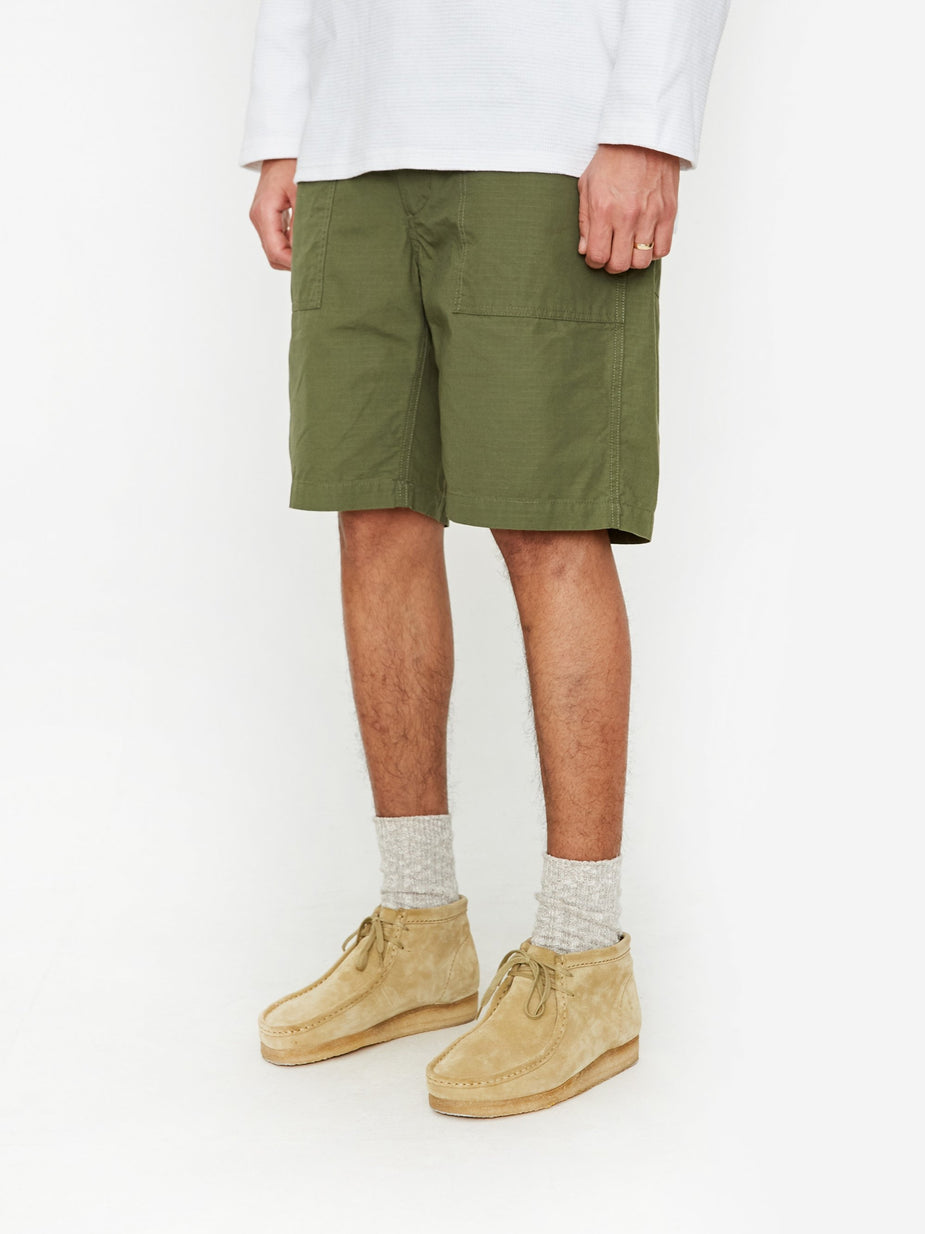 Engineered Garments Engineered Garments Fatigue Ripstop Short - Olive - Green