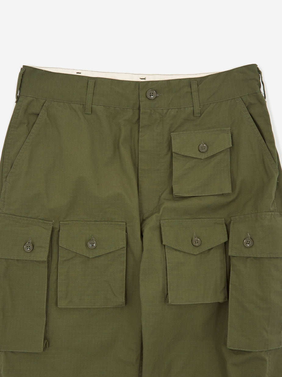 Engineered Garments Engineered Garments Ripstop FA Pant - Olive - Green