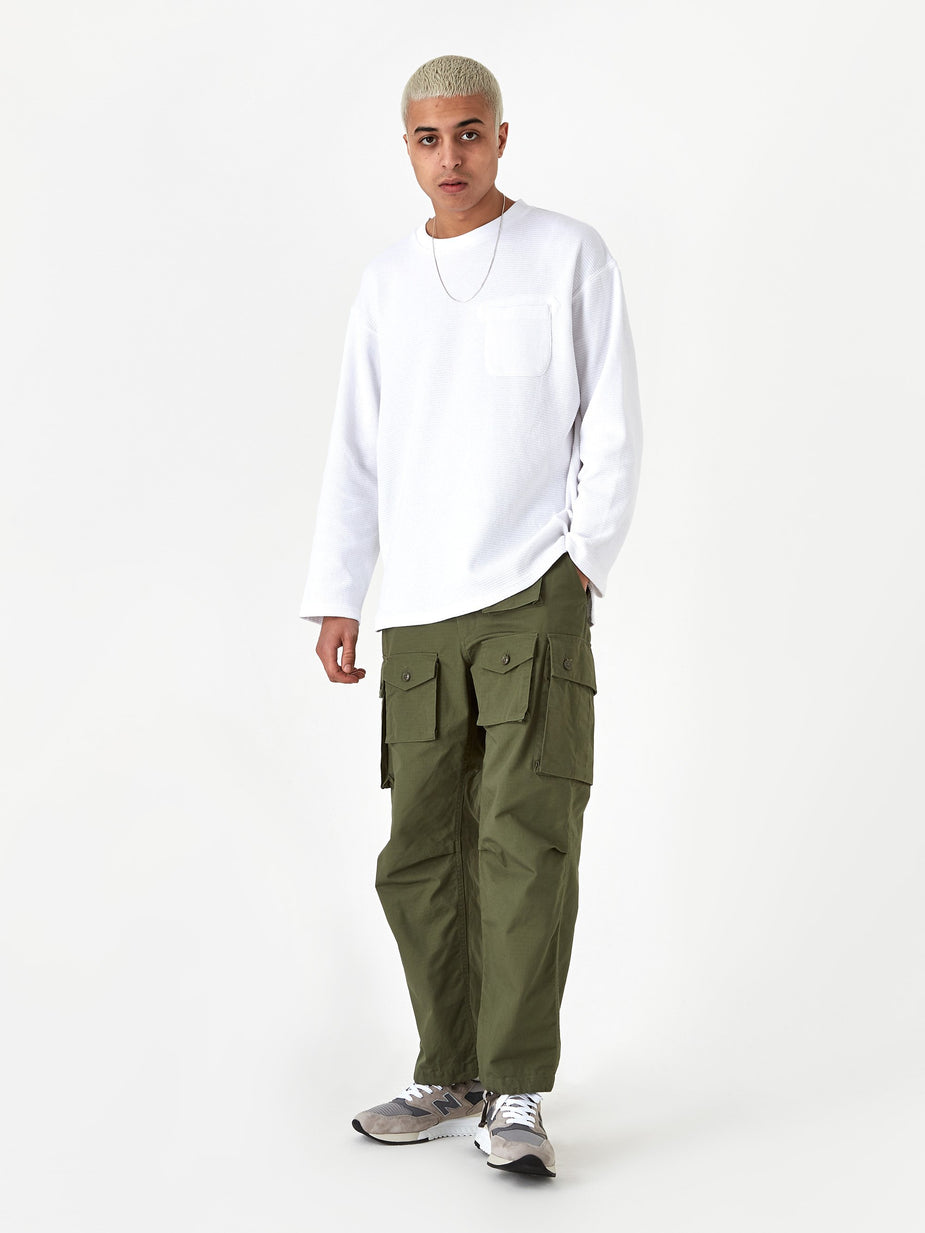 Engineered Garments Engineered Garments Ripstop FA Pant - Olive - Green