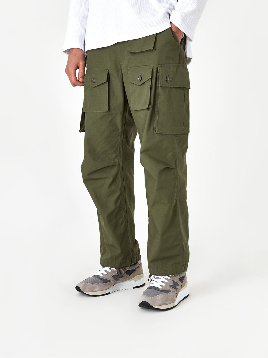 Engineered Garments Engineered Garments Ripstop FA Pant - Olive - Green
