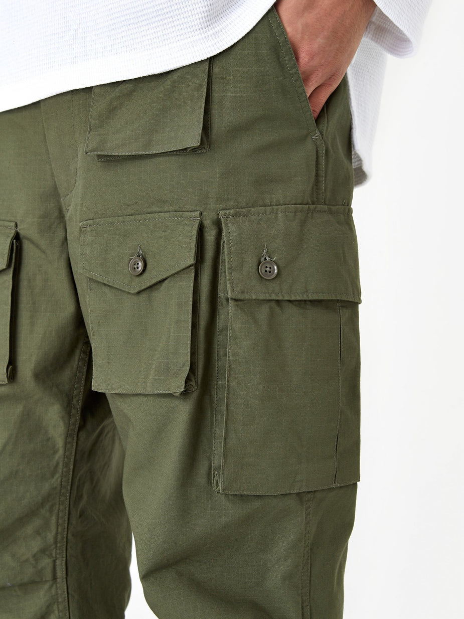Engineered Garments Engineered Garments Ripstop FA Pant - Olive - Green