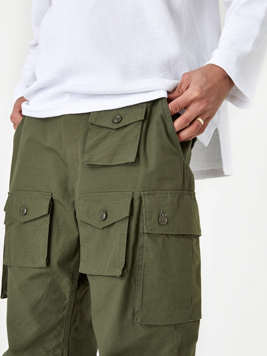 Engineered Garments Engineered Garments Ripstop FA Pant - Olive - Green
