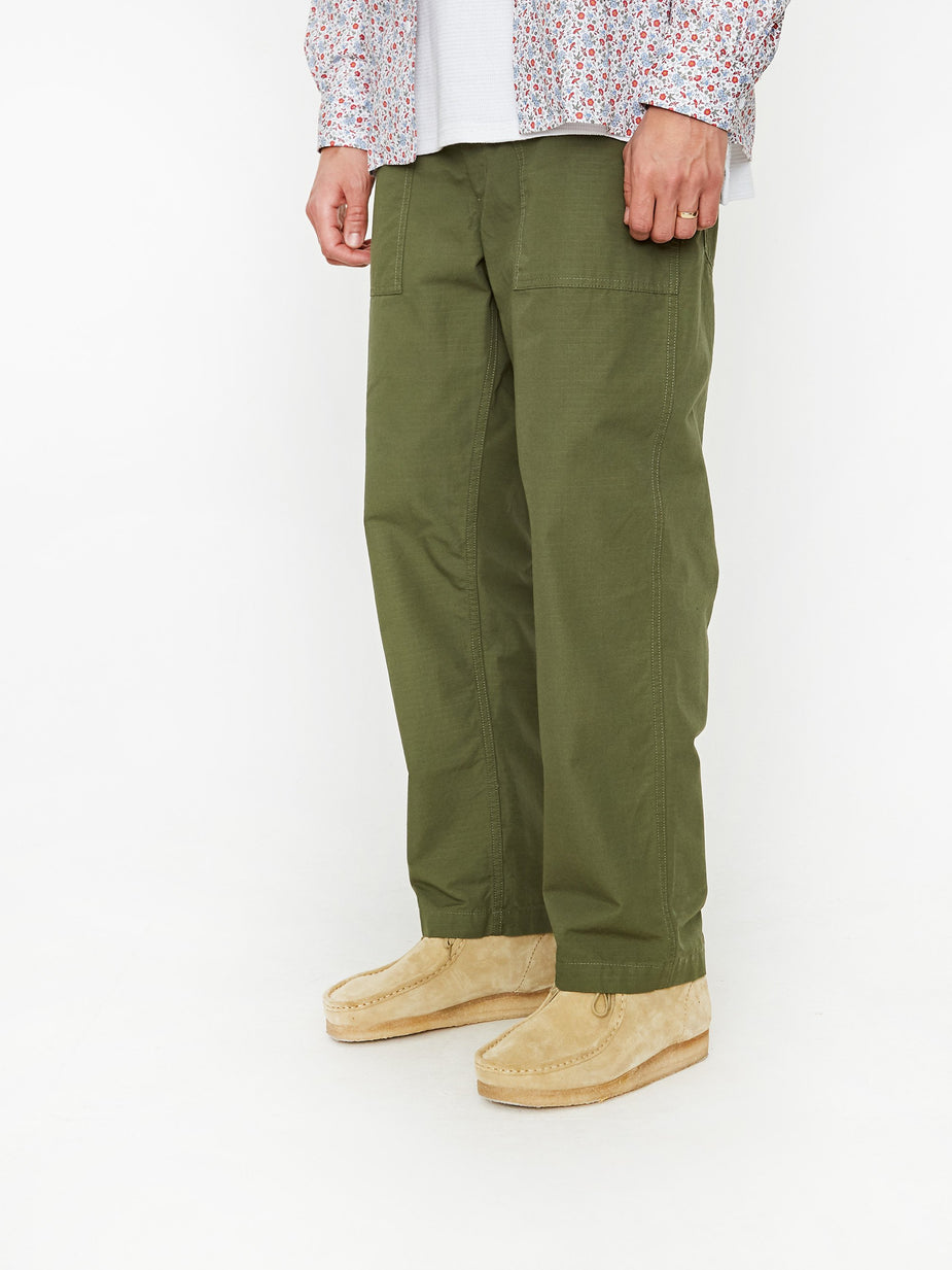 Engineered Garments Engineered Garments Ripstop Fatigue Pant - Olive - Green