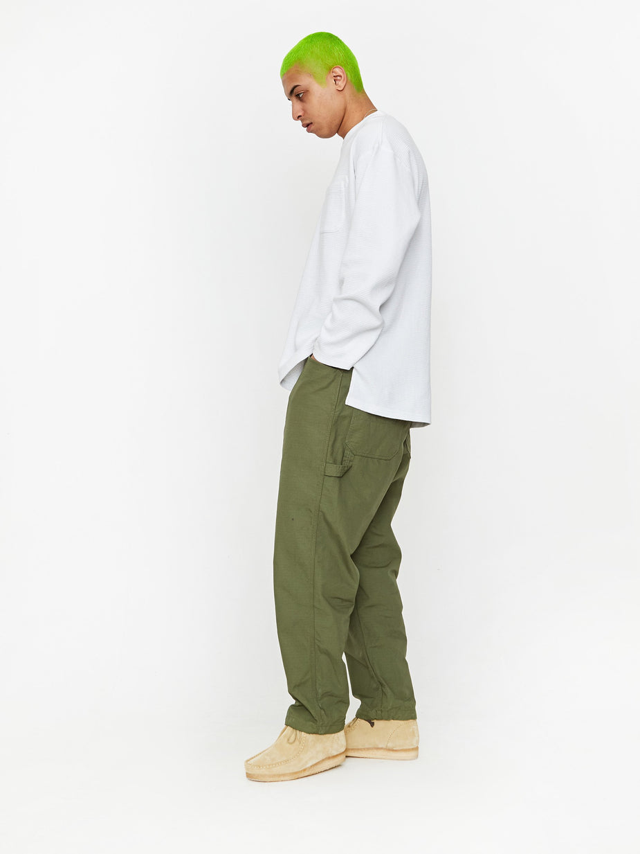 Engineered Garments Engineered Garments Ripstop Painter Pant - Olive - Green