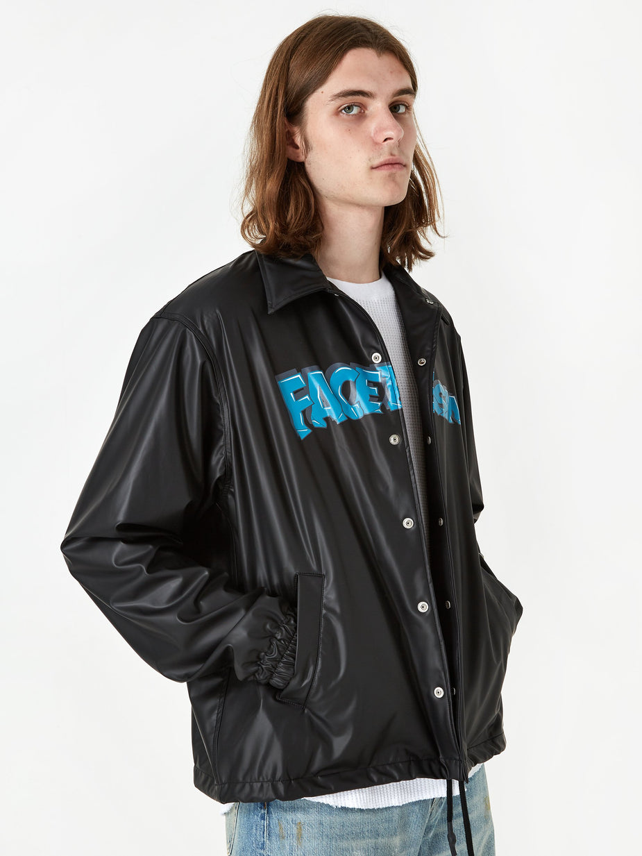 Facetasm Facetasm Coach Jacket - Black - Black