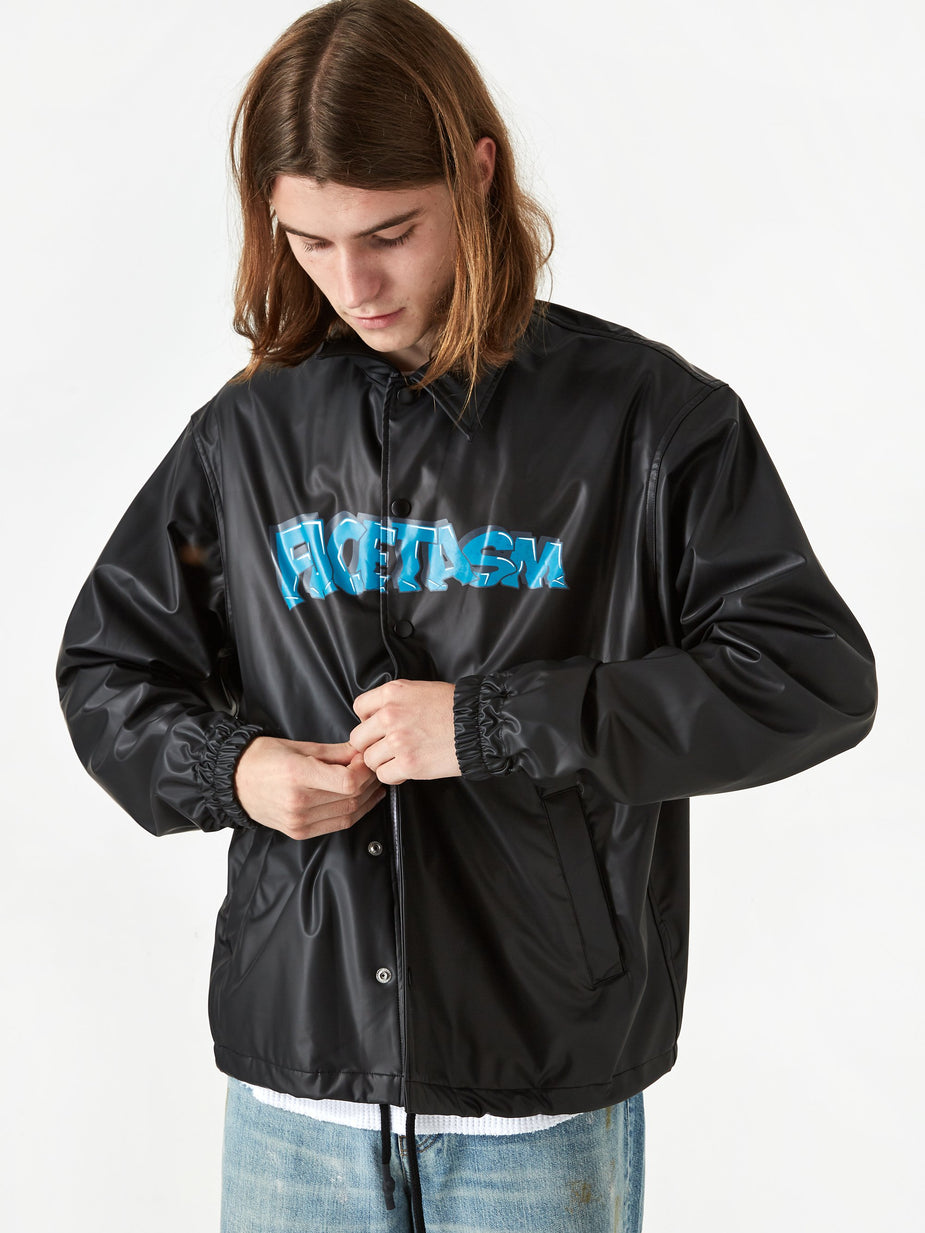Facetasm Facetasm Coach Jacket - Black - Black