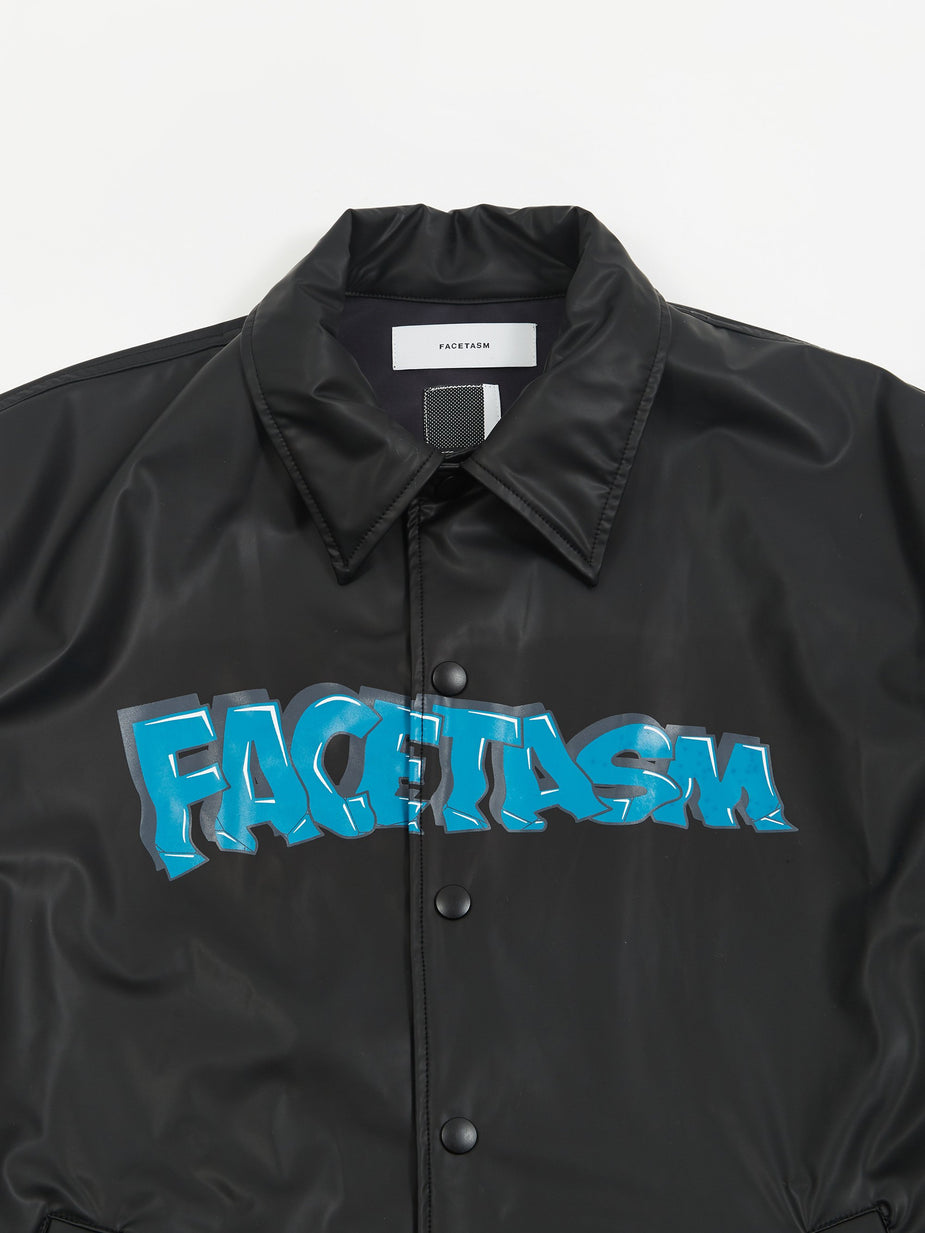 Facetasm Facetasm Coach Jacket - Black - Black