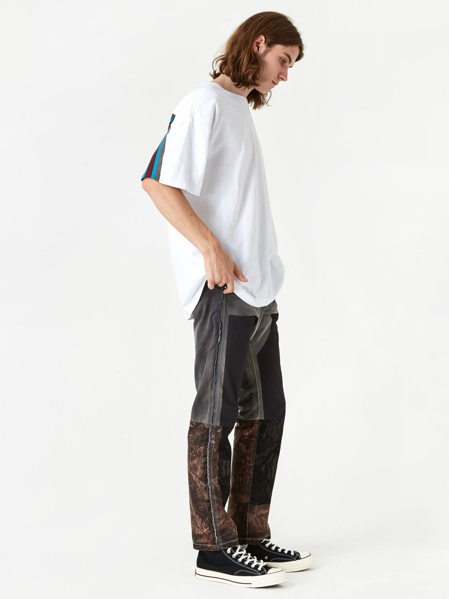 Facetasm Facetasm Cut and Sew Jean - Black - Black