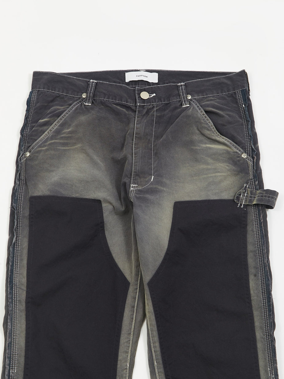 Facetasm Facetasm Cut and Sew Jean - Black - Black