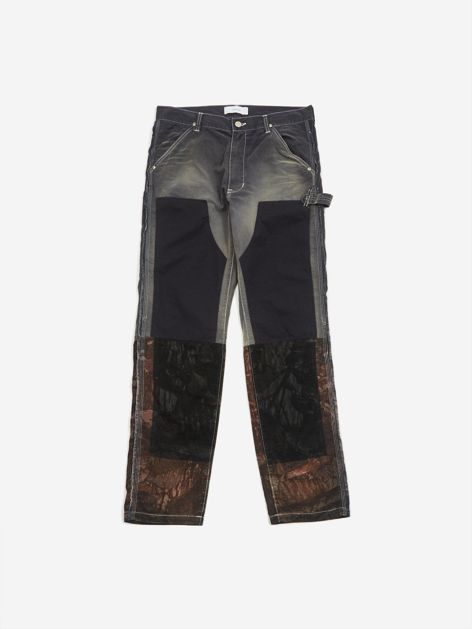 Facetasm Facetasm Cut and Sew Jean - Black - Black