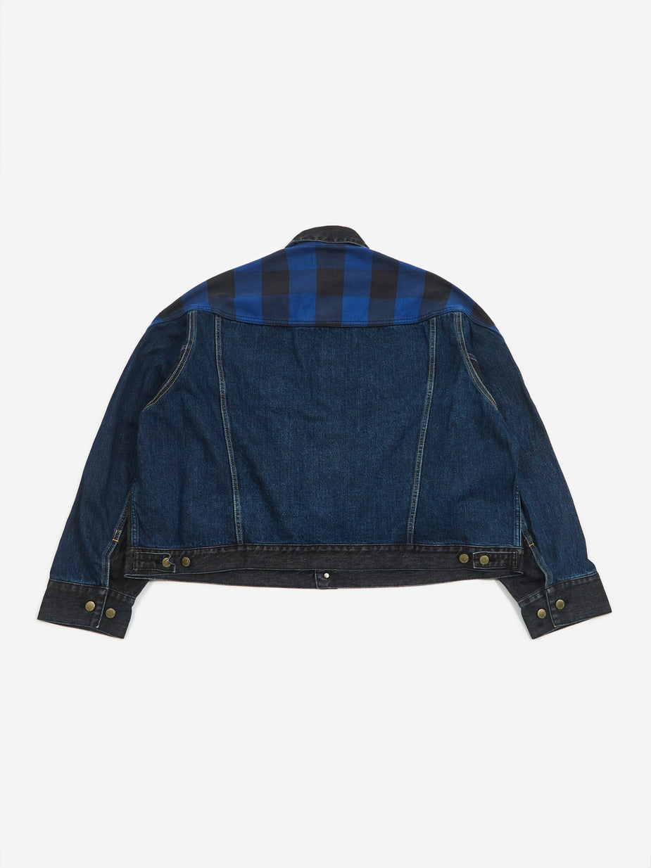 Facetasm Facetasm Denim Jacket - Black - Black
